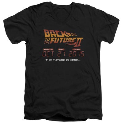Back to the Future The Future is Here Oct. 21st 2015 V-Neck T-Shirt