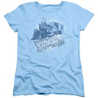 Back to the Future Time Train Womens T-Shirt