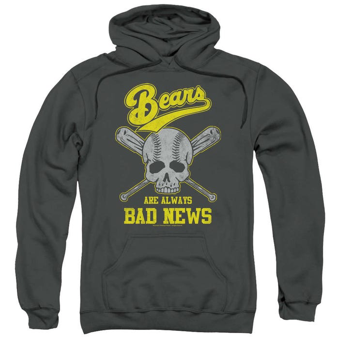 Bad News Bears Always Bad News Baseball Skull Hoodie