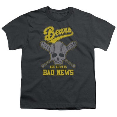 Bad News Bears Always Bad News Baseball Skull Kids T-Shirt