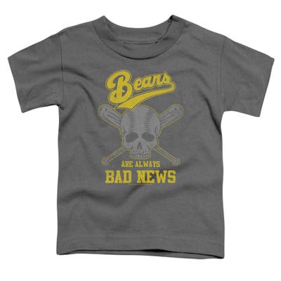 Bad News Bears Always Bad News Baseball Skull Toddler T-Shirt