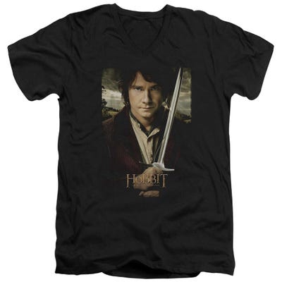 Baggins Poster The Hobbit V-Neck T-Shirt