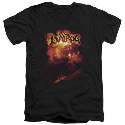 Balrog Lord Of The Rings V-Neck T-Shirt
