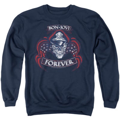 Bon Jovi/forever Skull Sweatshirt