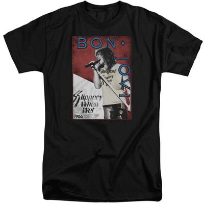 Bon Jovi 1986 Tour Tall T-Shirt