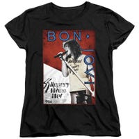 Bon Jovi 1986 Tour Womens T-Shirt