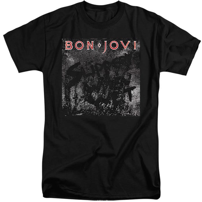 Bon Jovi slippery Cover Tall T-Shirt