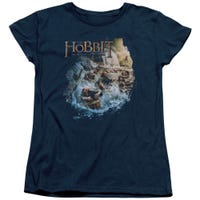 Barreling Down The Hobbit Womens T-Shirt