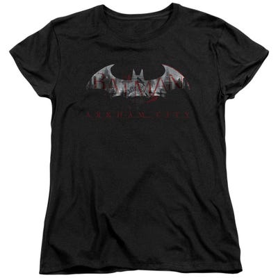 Bat Fill Batman Logo Womens T-Shirt