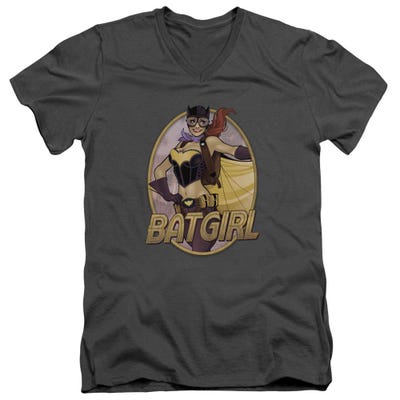 Batgirl Bombshell V-Neck T-Shirt