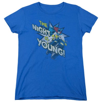 Batgirl The Night Is Young Womens T-Shirt