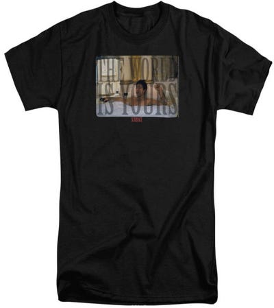 Bathtub Scarface Tall T-Shirt