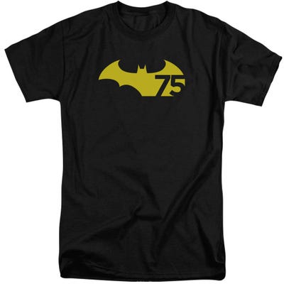 Batman 75 Logo 2 Tall T-Shirt