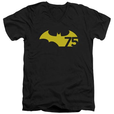 Batman 75 Logo 2 V-Neck T-Shirt