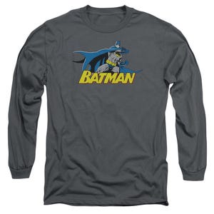 Batman 8 Bit Cape Long Sleeve Shirt