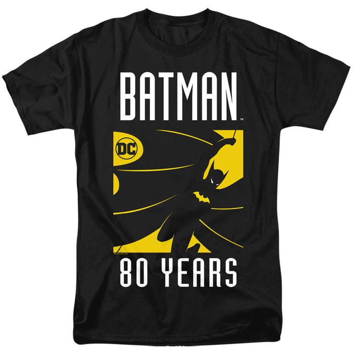 Batman 80 Year Silhouette T-Shirt