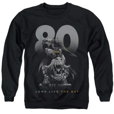 Batman 80th Anniversary Long Lived The Bat Sweatshirt