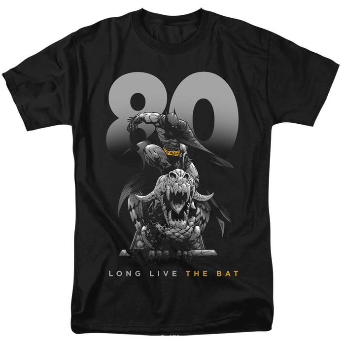 Batman 80th Anniversary Long Lived The Bat T-Shirt