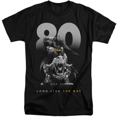 Batman 80th Anniversary Long Lived The Bat Tall T-Shirt
