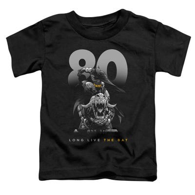 Batman 80th Anniversary Long Lived The Bat Toddler T-Shirt
