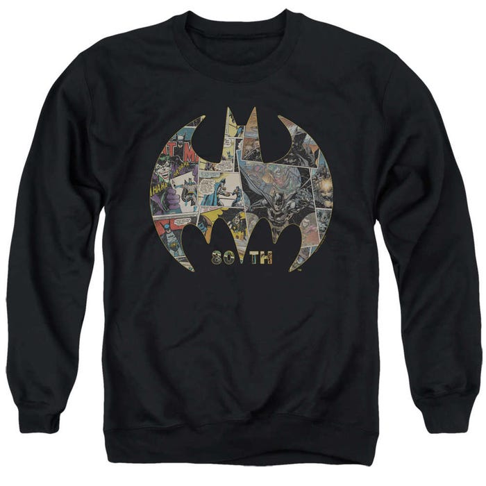 Batman 80th Shield Sweatshirt