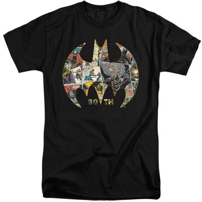 Batman 80th Shield Tall T-Shirt