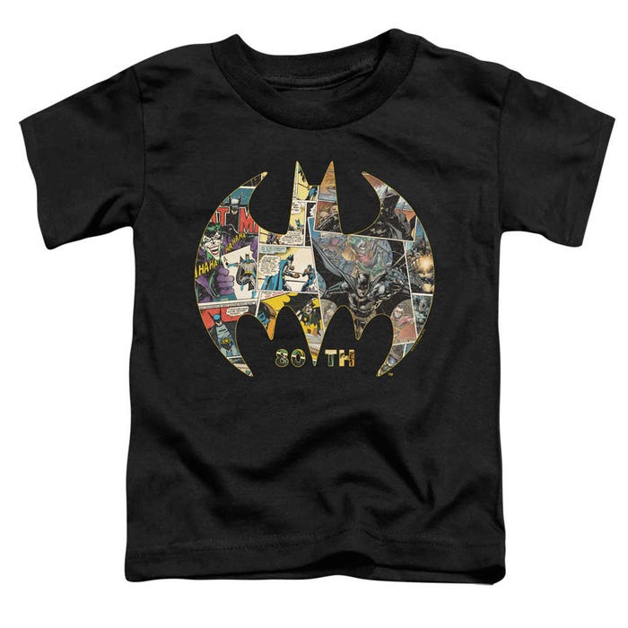 Batman 80th Shield Toddler T-Shirt