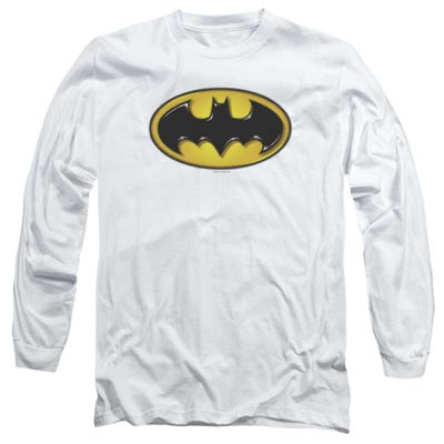 Batman Airbrush Bat Symbol Long Sleeve Shirt