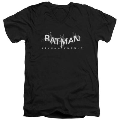 Batman Ak Splinter Logo V-Neck T-Shirt