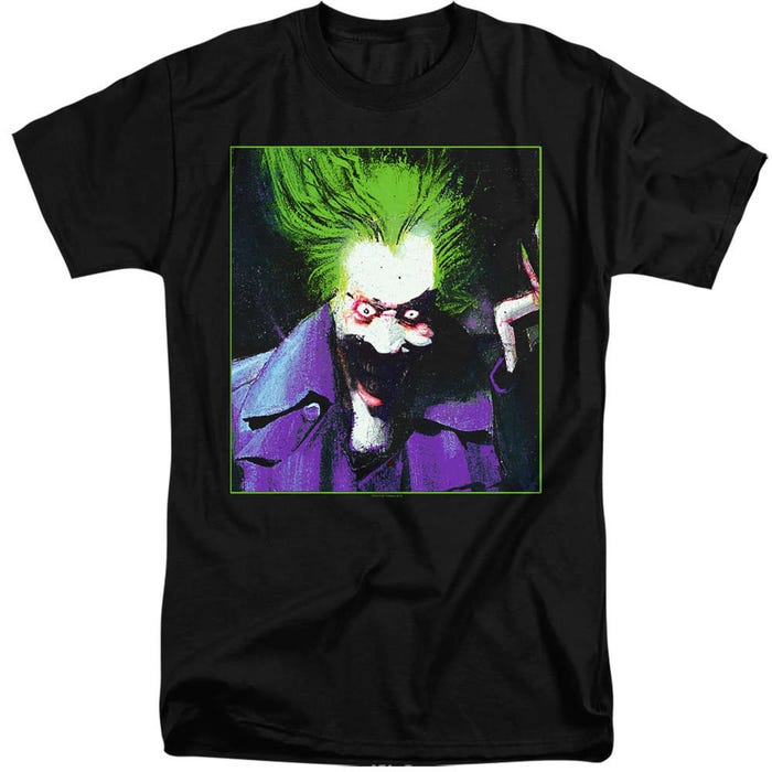 Batman Arkham Asylum Joker Tall T-Shirt