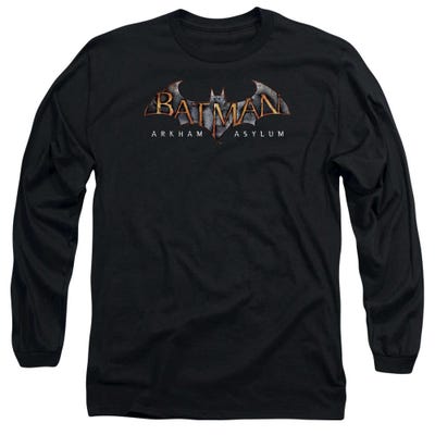 Batman Arkham Asylum Logo Long Sleeve Shirt