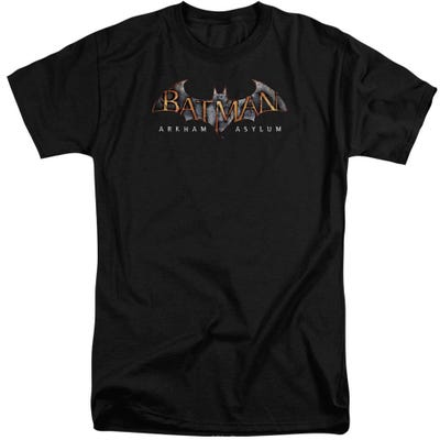 Batman Arkham Asylum Logo Tall T-Shirt
