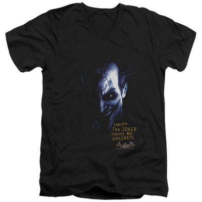 Batman Arkham Joker V-Neck T-Shirt