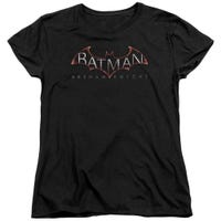 Batman Arkham Knight Bat Shield Womens T-Shirt