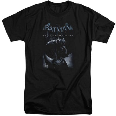 Batman Arkham Origins Perched Cat Tall T-Shirt