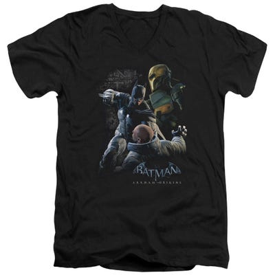 Batman Arkham Origins Punch V-Neck T-Shirt