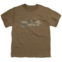 Batman Army Camo Shield Kids T-Shirt