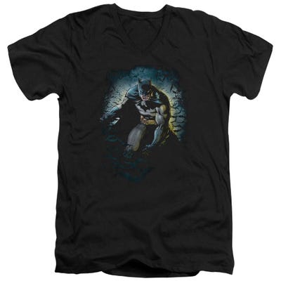 Batman Bat Cave V-Neck T-Shirt