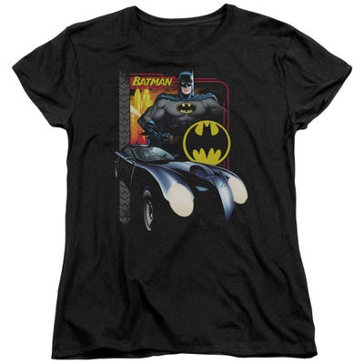 Batman Bat Racing Womens T-Shirt
