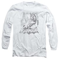 Batman Bat Sketch Long Sleeve Shirt