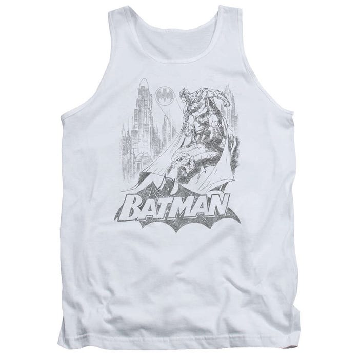 Batman Bat Sketch Tank Top