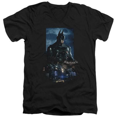 Batman Batmobile V-Neck T-Shirt
