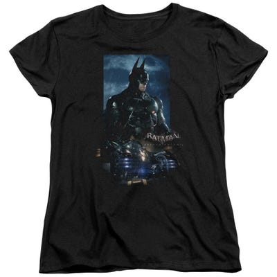 Batman Batmobile Womens T-Shirt