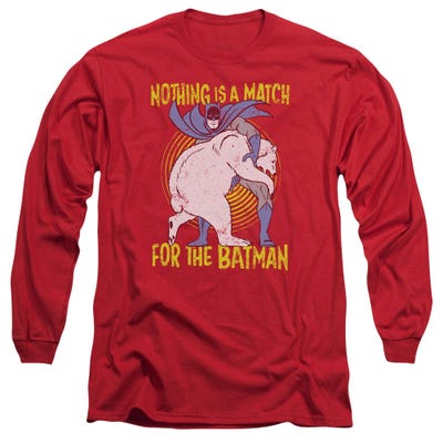 Batman Bear Wrestling Long Sleeve Shirt