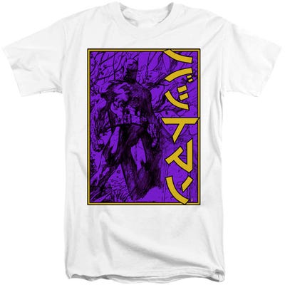 Batman Big Framed Kanji Tall T-Shirt