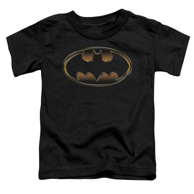 Batman Black & Gold Embossed Toddler T-Shirt