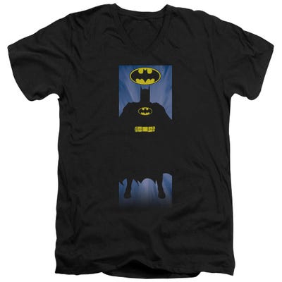 Batman Block V-Neck T-Shirt