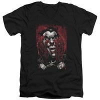 Batman Blood In Hands V-Neck T-Shirt