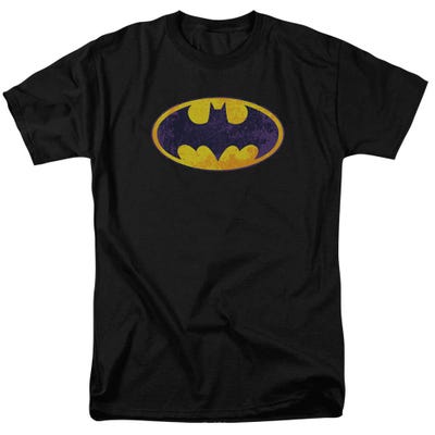 Batman Bm Neon Distress Logo T-Shirt