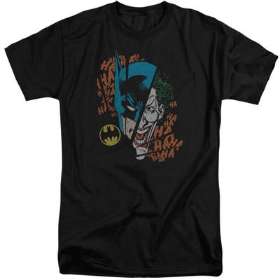 Batman Broken Visage Tall T-Shirt